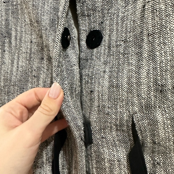 Talbots Sarbonne Jacket Blazer Tie Waist Tweed Belted Sz 6 Office Career… - Picture 5 of 7